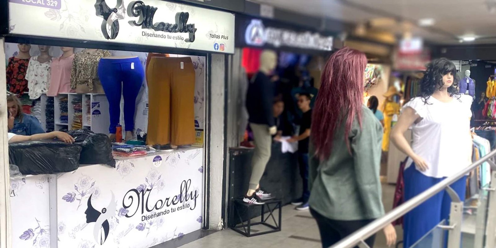 Tienda de ropa femenina tallas grandes Morelly Colombia